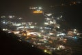 Night view of Namche Bazar village Royalty Free Stock Photo