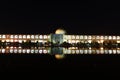 Night view of Naqsh-e Jahan Mosque in Esfahan, Iran. September 14, 2016