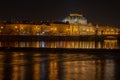 Night view on the National theatre in Prague