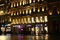 night view of Nevsky avenue