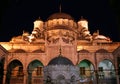 Night view of New Mosque Royalty Free Stock Photo