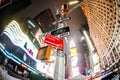 Night view of the New York Times Square TimesSquare Royalty Free Stock Photo