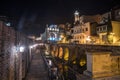 Night view of Old District Abanotubani. Tbilisi, Georgia Royalty Free Stock Photo