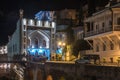 Night view of Old District Abanotubani. Tbilisi, Georgia Royalty Free Stock Photo