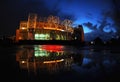 Night view of the Old Trafford