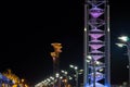 Night view of Olympic Park, venue of 2008 Summer Olympics in Beijing, China Royalty Free Stock Photo