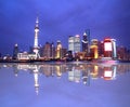 The night view of Oriental Pearl Tower at Shanghai china Royalty Free Stock Photo