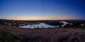 Night view over Salcombe and the Esturary, Devon Royalty Free Stock Photo