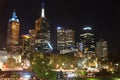 Night View over Yarra River