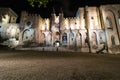 Night view of Palais des Papes, Avignon, France Royalty Free Stock Photo