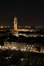 Night view of Palazzo Vecchio, Florence, Italy Royalty Free Stock Photo