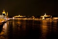 Night View Of Panorama Budapest, Hungary