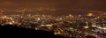 Night view of the Penang Hill, Malaysia. Royalty Free Stock Photo