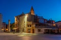 night view of Petar Zoranic square in Zadar, Croatia Royalty Free Stock Photo