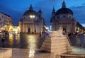 Piazza del Popolo in Rome, Italy Royalty Free Stock Photo