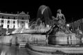 Night view, Piazza Esedra, Rome. I