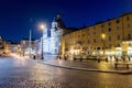 Night view, Piazza Navona, Rome. Italy