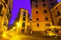 Night view of picturesque old square Royalty Free Stock Photo