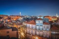 Night view of Porto with Clerigos Tower - Porto, Portugal