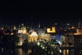 Night view of Prague Royalty Free Stock Photo