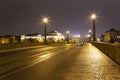 Night view of Prague, Czech Republic Royalty Free Stock Photo