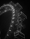 giant Ferris wheel at Prater amusement park in Vienna Royalty Free Stock Photo