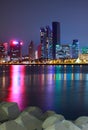 Night view in Qingdao of China Royalty Free Stock Photo