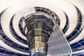 Night view of Reichstag Dome, Parliament building in Berlin, Germany, Europe Royalty Free Stock Photo