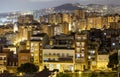 Night view of residence district in Badalona