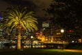 Night view of The Rocks in Sydney, Australia Royalty Free Stock Photo