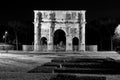 Night view, Rome Costantine Royalty Free Stock Photo