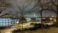 Night view from Sacre Coeur Royalty Free Stock Photo