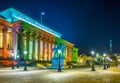 Night view of the Saint George hall in Liverpool, England Royalty Free Stock Photo