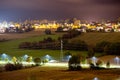 Night View at Sandefjord city from Mokollen