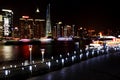 Night view in shanghai bund Royalty Free Stock Photo