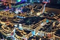 Night view of Shenzhen city, Guangdong Province, China Royalty Free Stock Photo