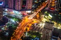 Night view of Shenzhen city, Guangdong Province, China Royalty Free Stock Photo