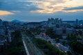 Night View of Sinchon, Seoul, Korea Royalty Free Stock Photo