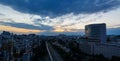 Night View of Sinchon, Seoul, Korea Royalty Free Stock Photo