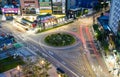 Night View of Sinchon, Seoul, Korea Royalty Free Stock Photo