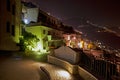 Night view of a small Italian seaside town 1 Royalty Free Stock Photo