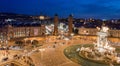 Night View of Spanish Square, Barcellona