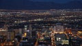 Night view from the Stratosphere Tower in Las Vegas, Nevada