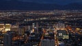 Night view from the Stratosphere Tower in Las Vegas, Nevada Royalty Free Stock Photo