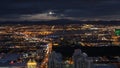 Night view from the Stratosphere Tower in Las Vegas, Nevada Royalty Free Stock Photo