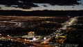 Night view from the Stratosphere Tower in Las Vegas, Nevada Royalty Free Stock Photo