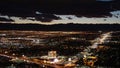 Night view from the Stratosphere Tower in Las Vegas, Nevada Royalty Free Stock Photo