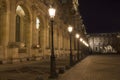 Night view of street lights Royalty Free Stock Photo