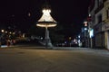 Night view of the streets in Shimla