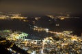 Night view of Sugarloaf in Rio de Janeiro Brazil